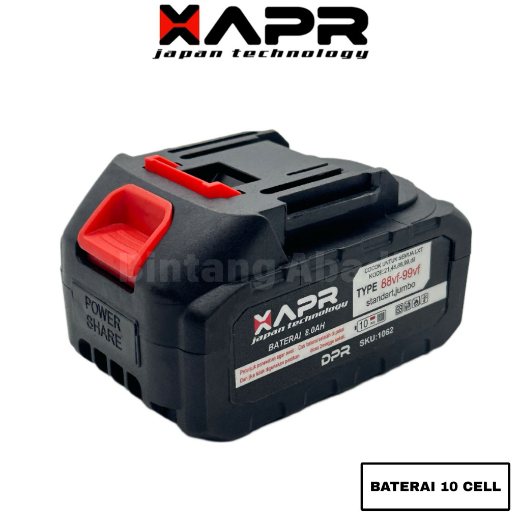 APR Baterai Impact LXT 10 Cell / Baterai Impact APR 1062 10cell