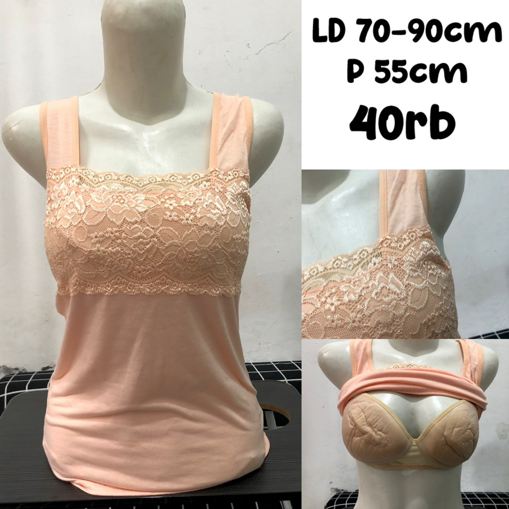tankbra lace square neck tanktop brukat salem tanktop bra