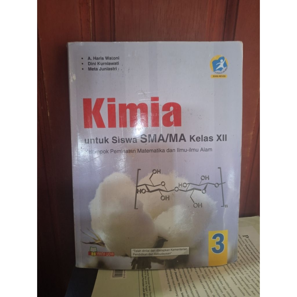 buku kimia kelas 12/XII/3 sma ma yrama widya revisi