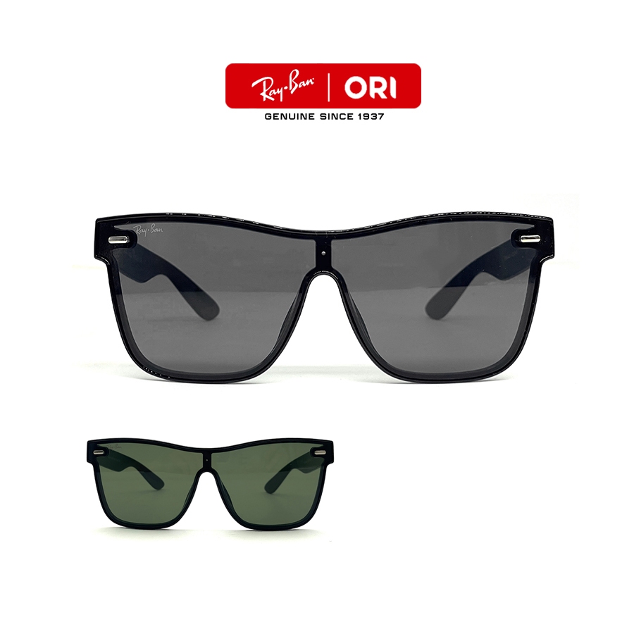 Kacamata Hitam RAY-BAN RB4440 Original Blaze Wayfarer pria wanita Sunglasses Asli 100% black green