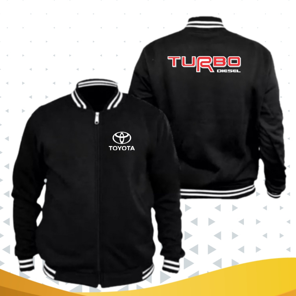 Jaket Toyota Turbo Diesel Jaket Varsity Custom Sablon