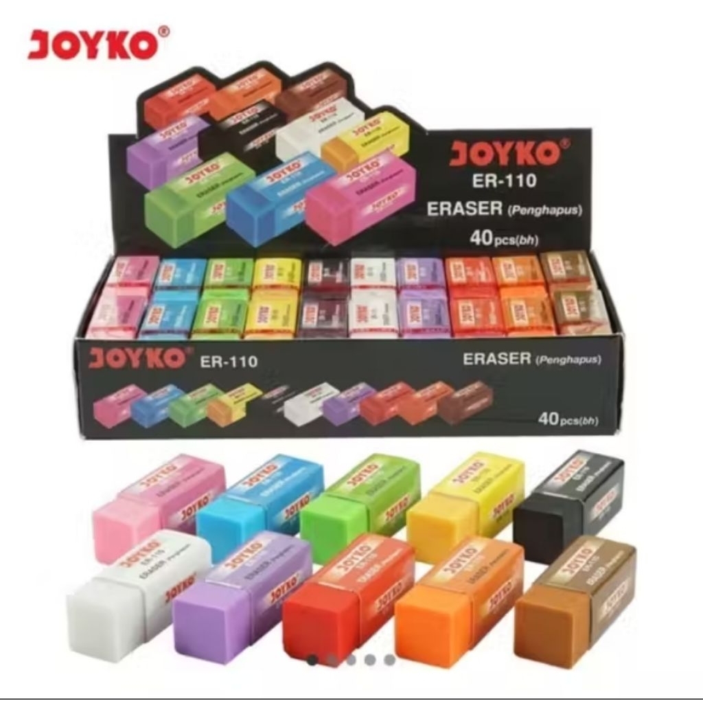 (40pcs) Hapusan Joyko kecil/Hapusan Joyko/penghapus Joyko