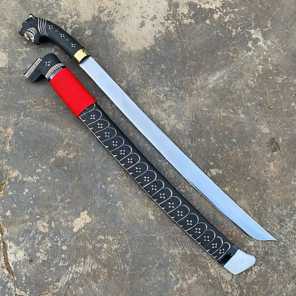 Golok Tebas Bambu Kayu