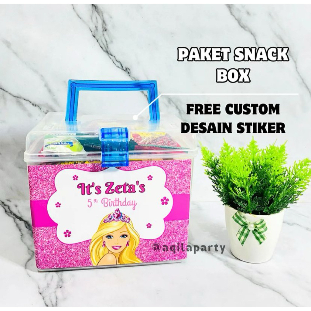 Paket Box Snack Ulang Tahun Anak / Souvenir Ulang tahun anak