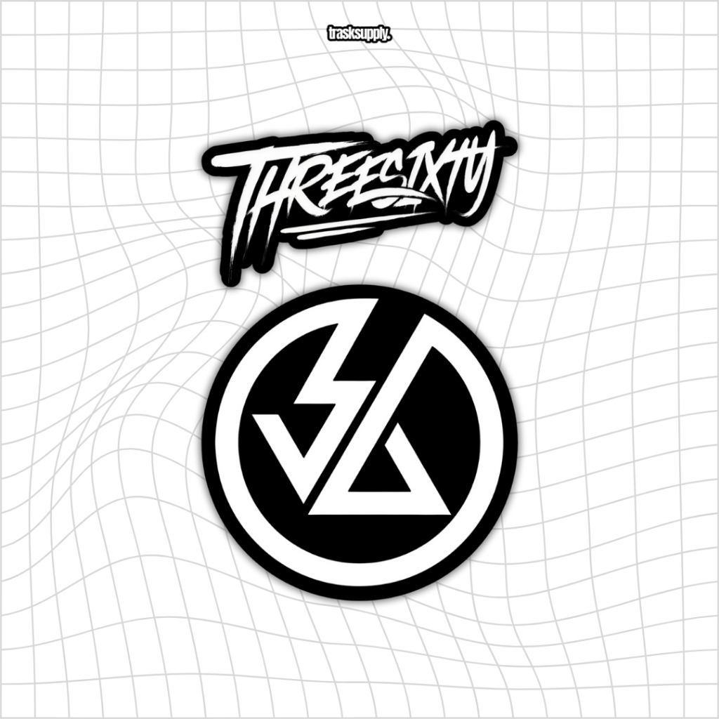 Sticker THREESIXTY Threesixty Skatepunk - STICKER BAND INDONESIA