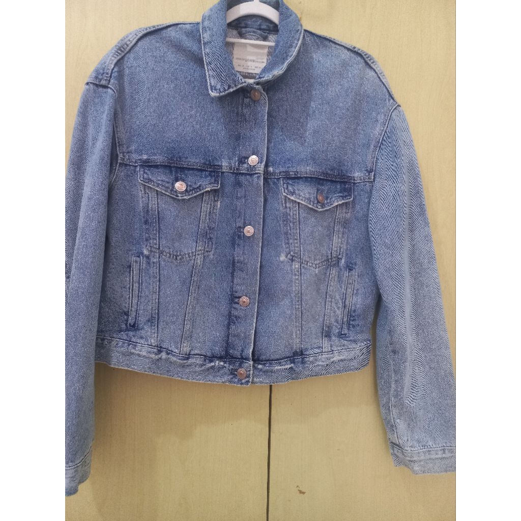 jaket jeans Zara denim