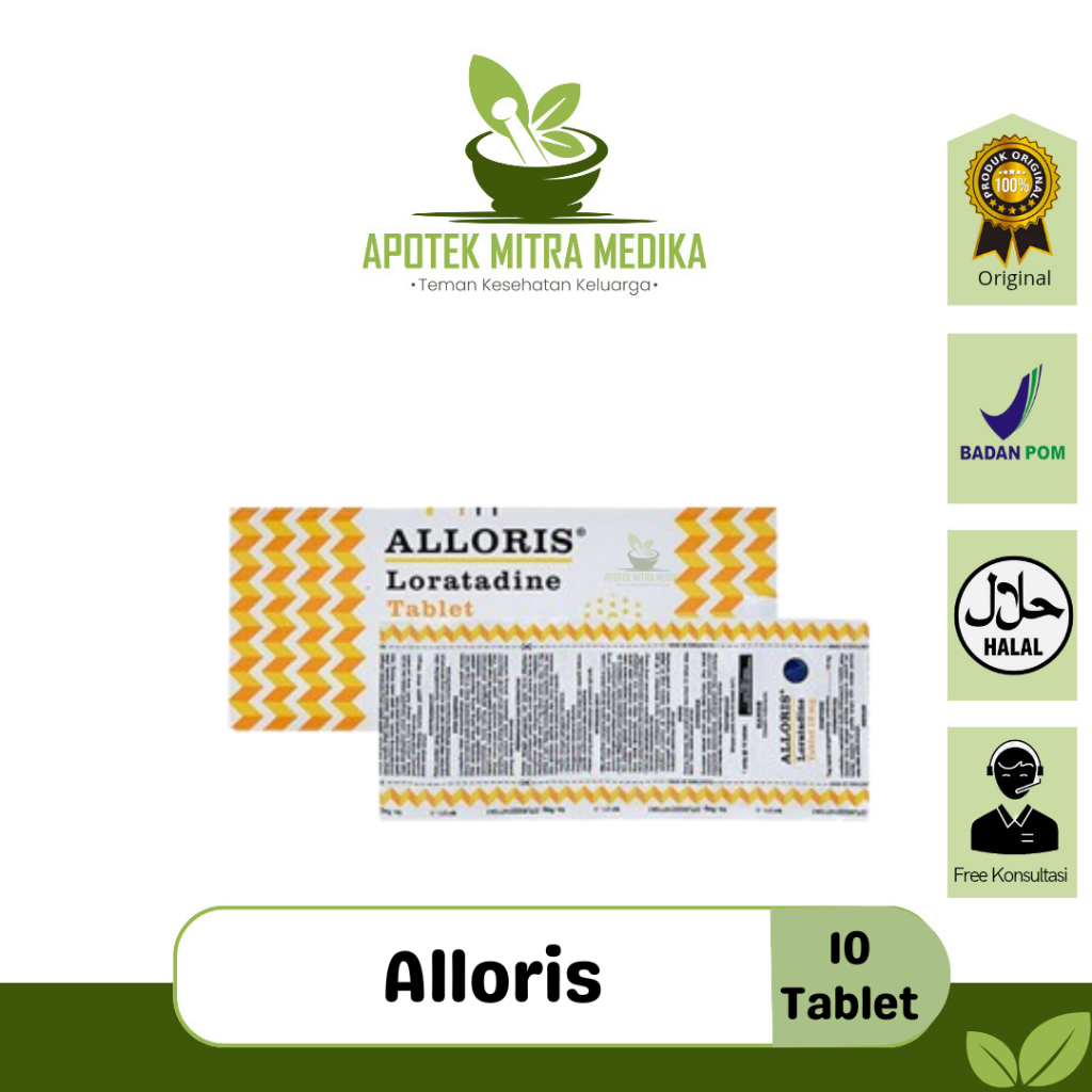 Alloris Loratadine 10mg Tablet Strip -  10Tablet