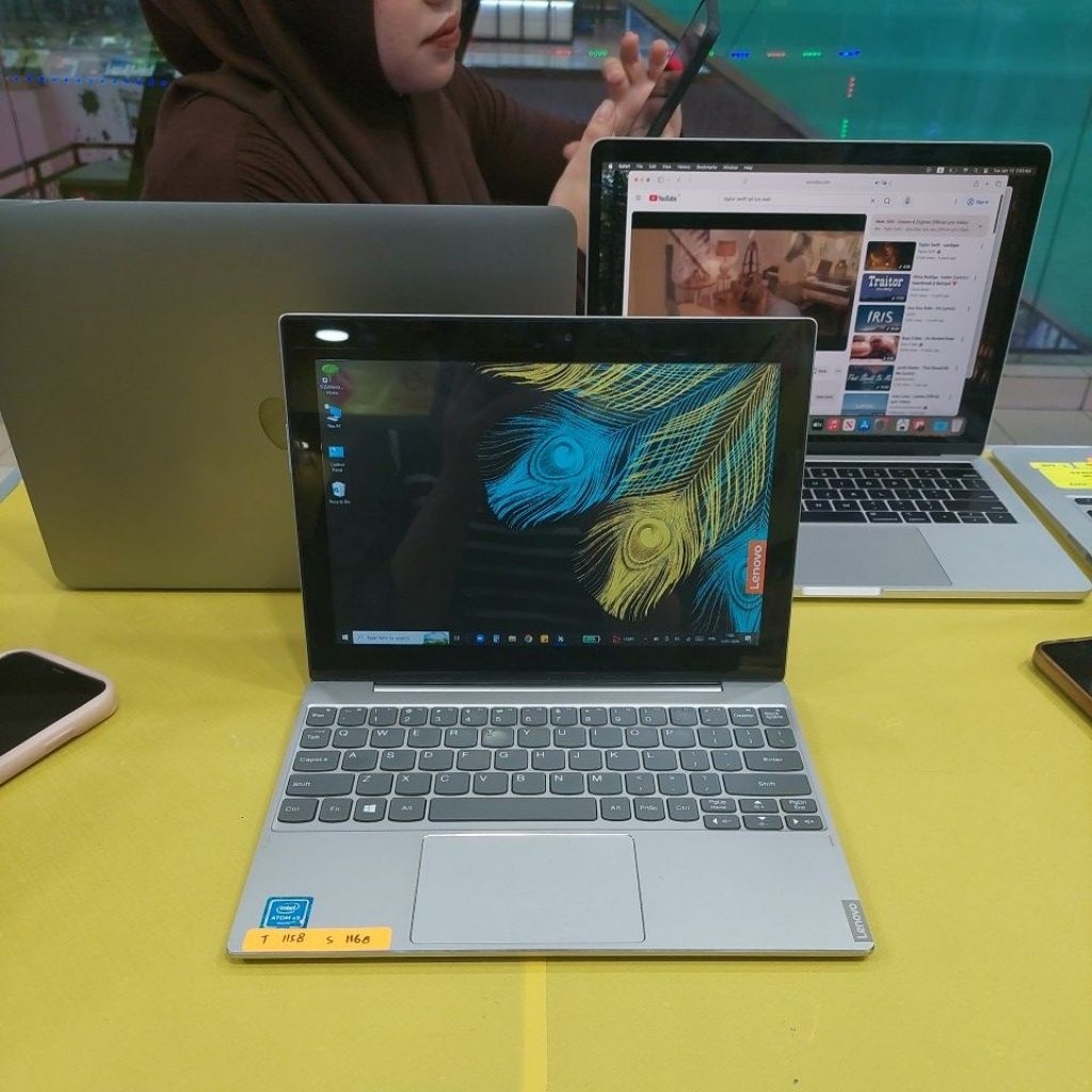 laptop lenovo 2 in 1 intel atom x5 touchscreen ram 2gb ssd 128gb 1169