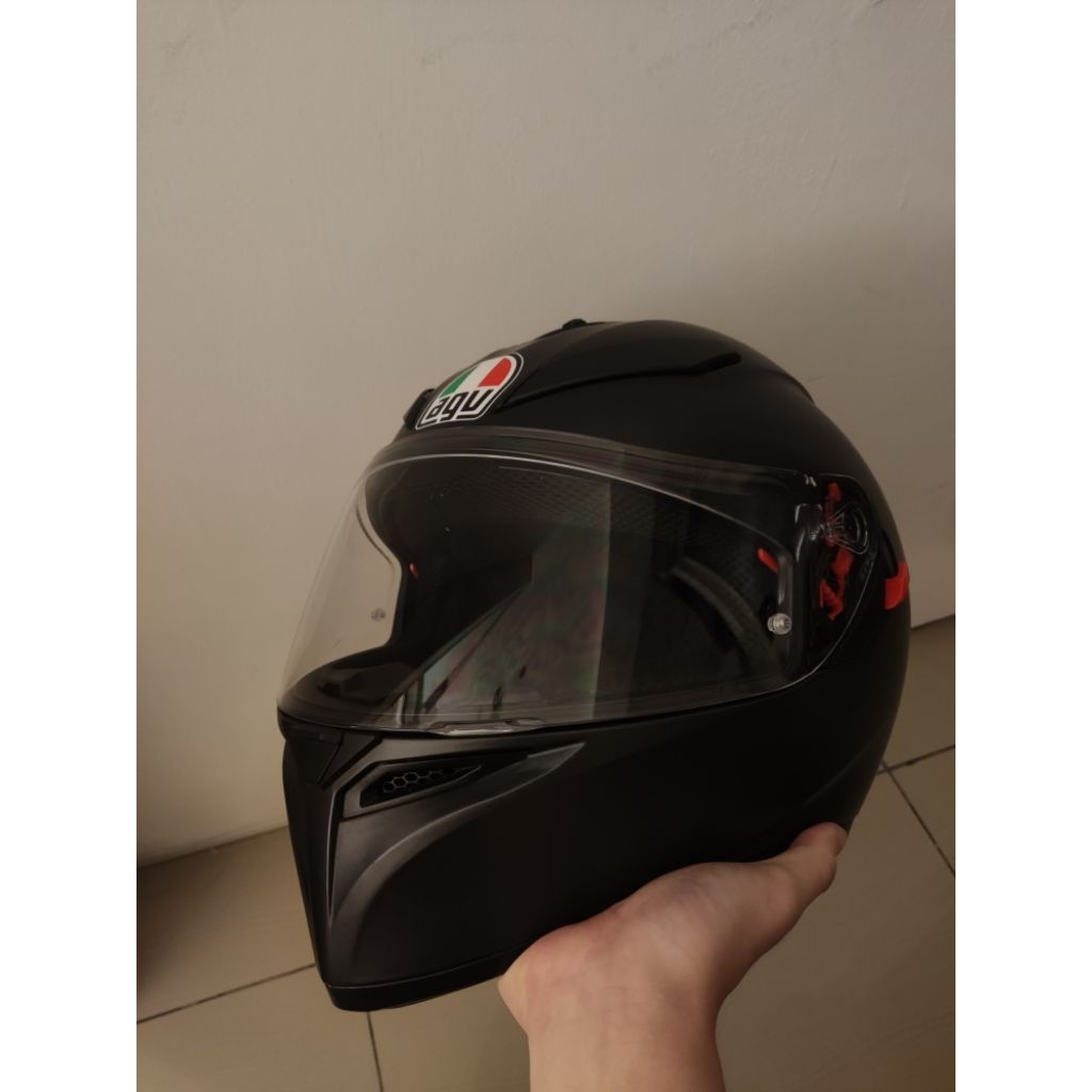 Helm AGV K3SV Matte Black