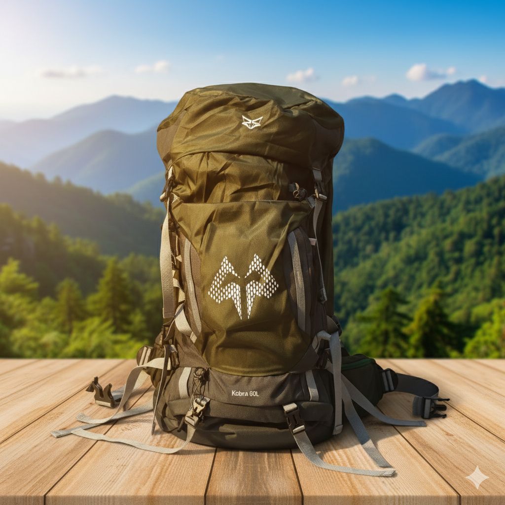 Tas Gunung Tas Carrier 60L REPTIL ADVENTURE KOBRA Series 60 L Original