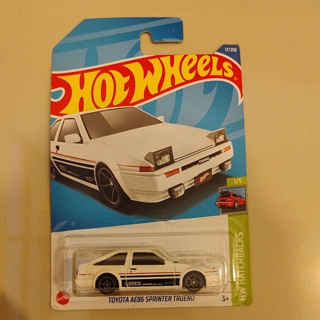 HOT WHEELS TOYOTA AE86 SPRINTER TRUENO