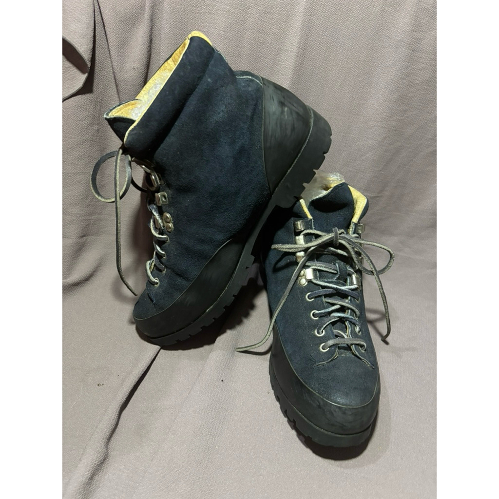 Sepatu second etnies boots mid suede navy sz 40