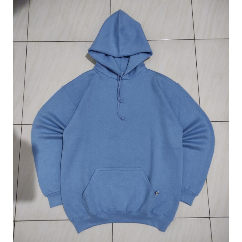 discus athletic vintage hoodie baby blue