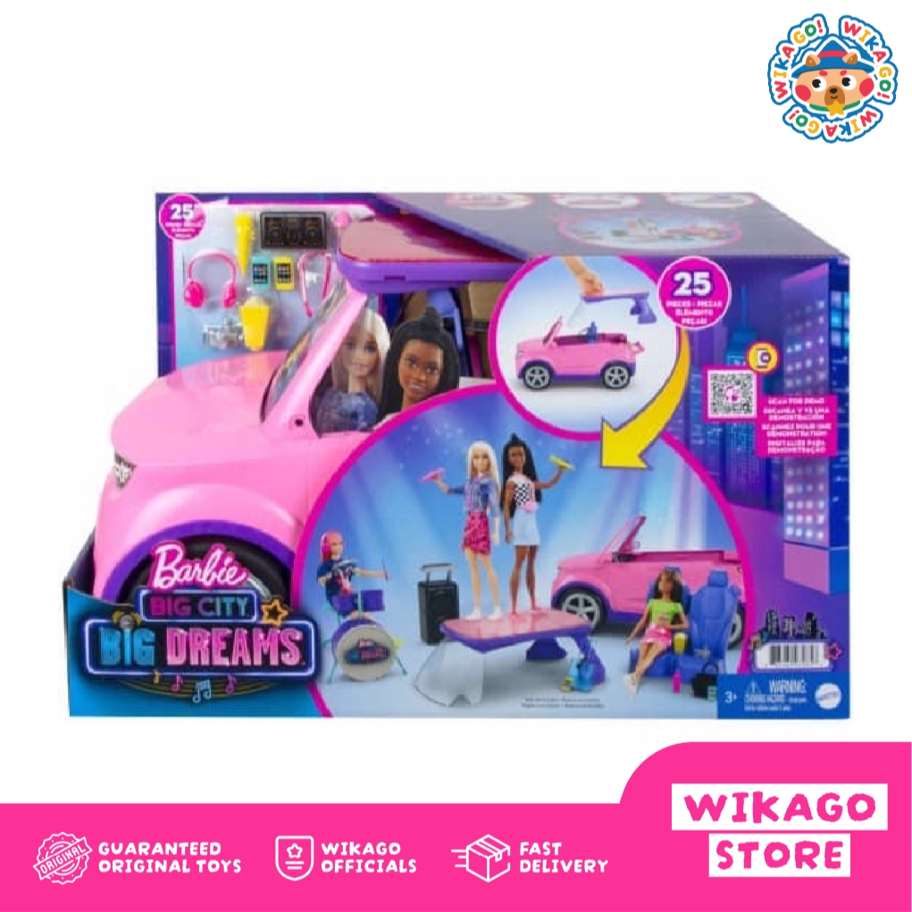 Barbie Big City Big Dreams Barbie Car Mobil Barbie