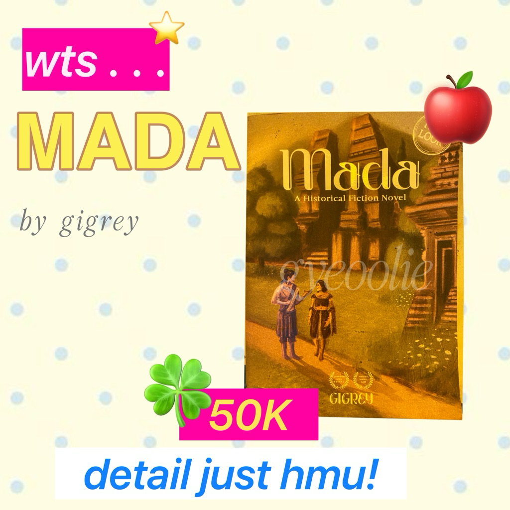 preloved novel Mada by Gigrey