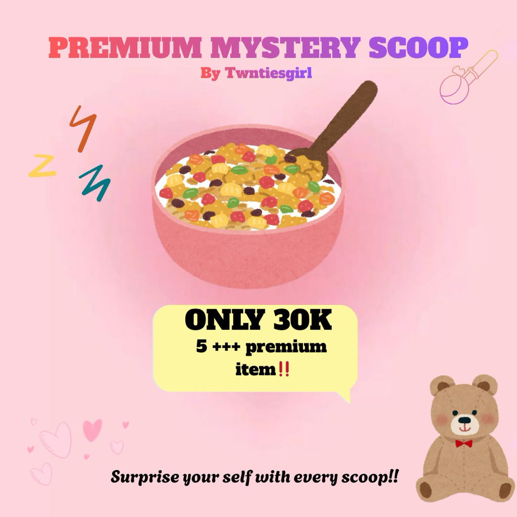 Twntiesgirl  LUCKY SCOOP PREMIUM / Scoop Premium alat tulis / Lilin / Barang Lucu / Barang unik