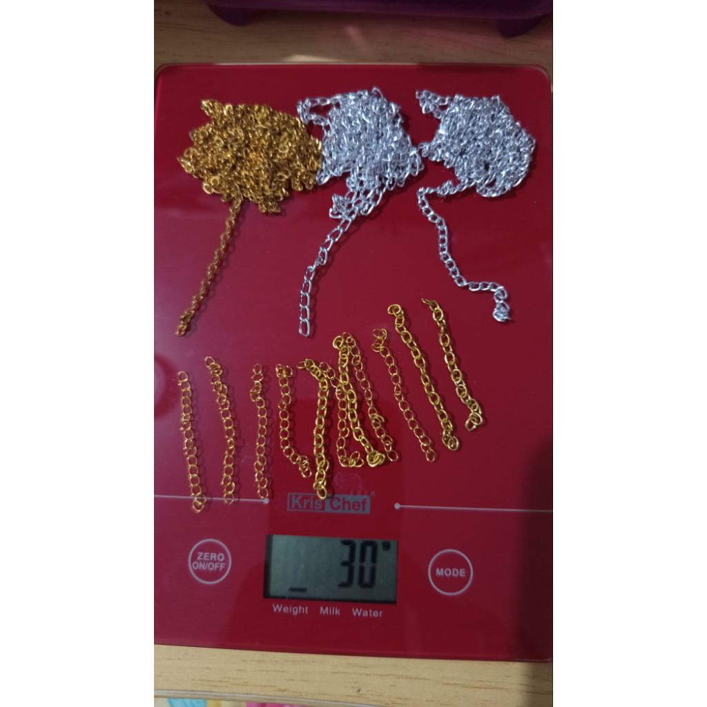 RANTAI METERAN UNTUK KALUNG/GANTUNGAN KUNCI