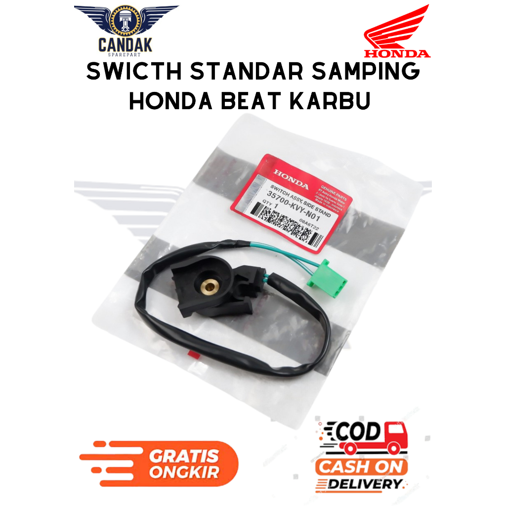 Swicth Standar Samping Honda Beat / Scoopy / Spacy Karbu - KVY original ori