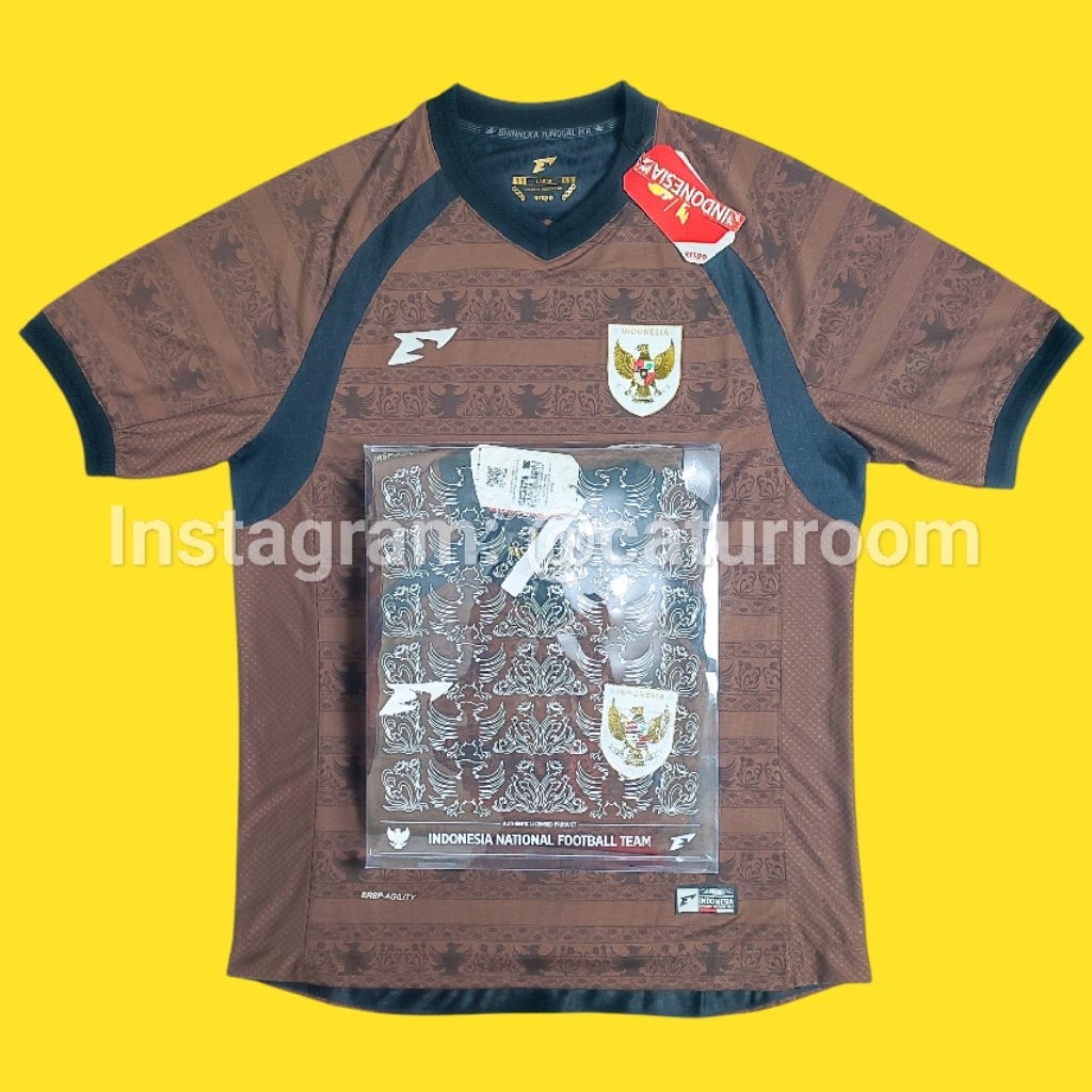 Jersey Timnas Erspo PI Jersey Kiper Timnas Away (Coklat)