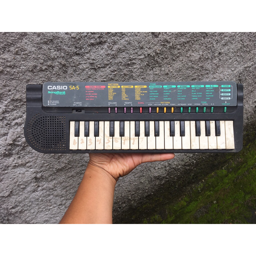 piano casio jadul