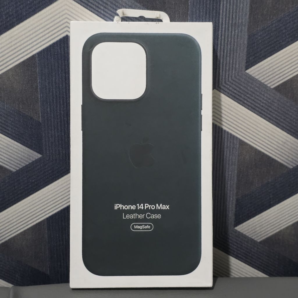 Apple Leather Case with Magsafe iPhone 14 Pro Max Official Original Resmi iBox