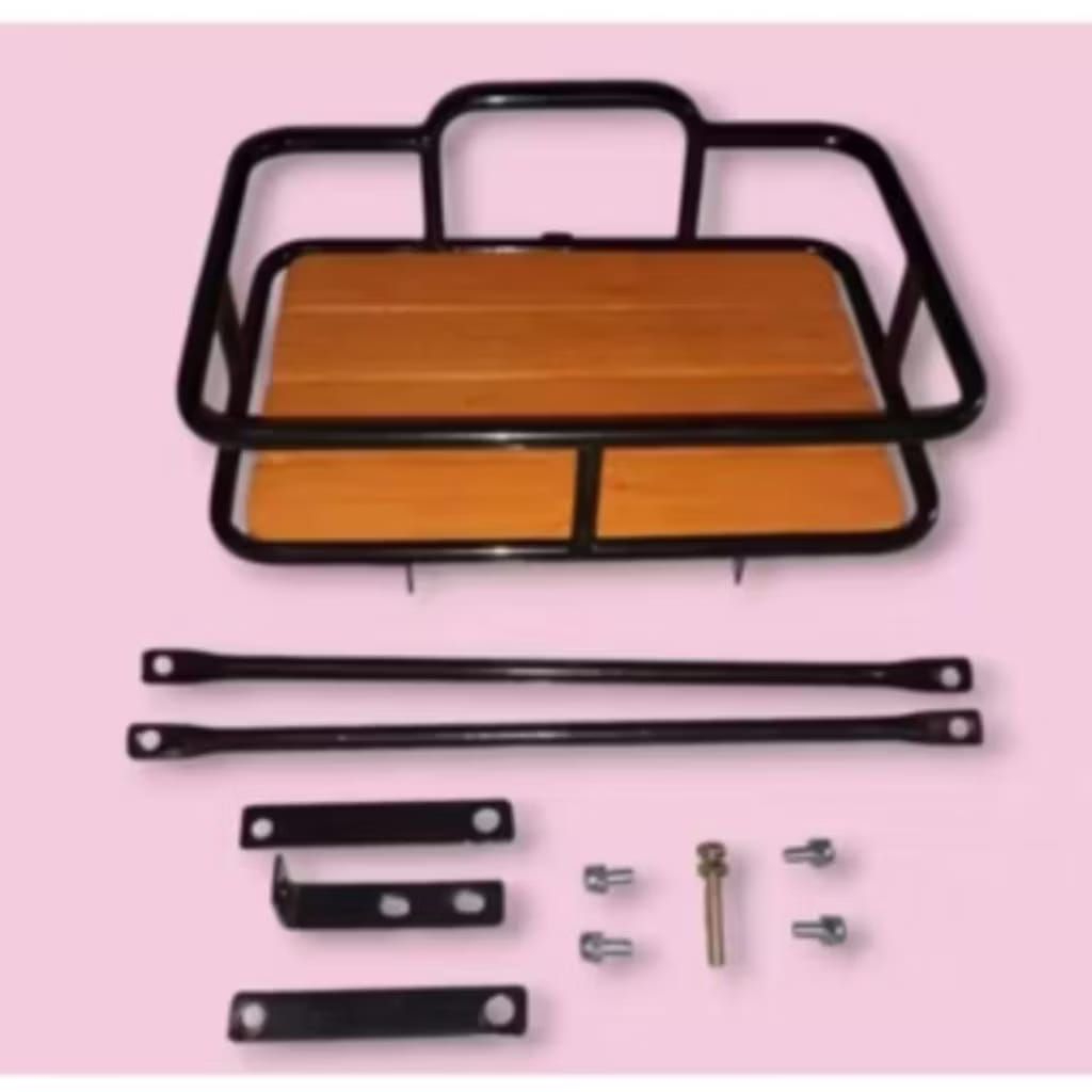 keranjang rak depan sepeda touring mtb fixie