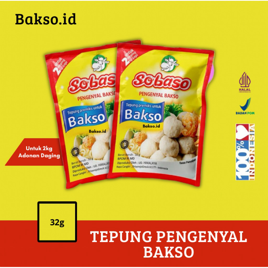 Sobaso Tepung Pengenyal Bakso 32g