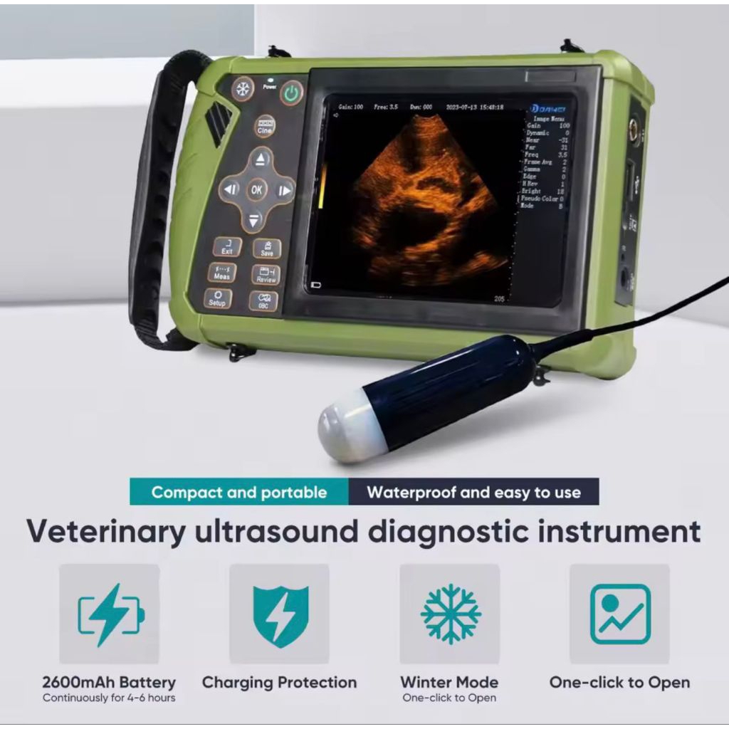 Portable Veterinary Ultrasound Scanner | USG Hewan Portable Untuk Klinik & Peternakan | Alat USG Hew