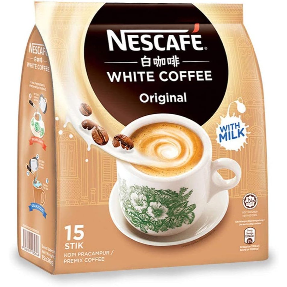 Nescafe White Coffee Original with Milk 36 Gr per Stick Sachet Kopi