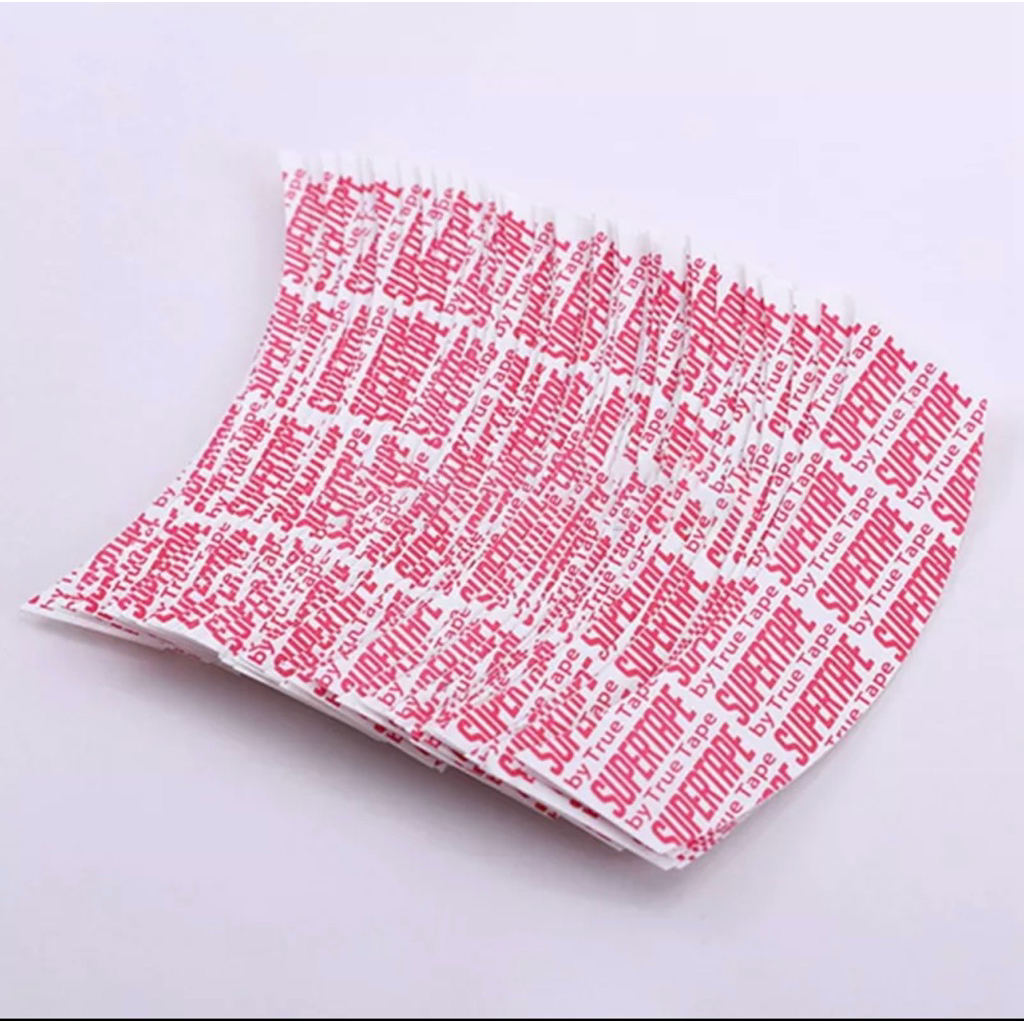 tape rambut super tape perekat rambut palsu wig tip toupe