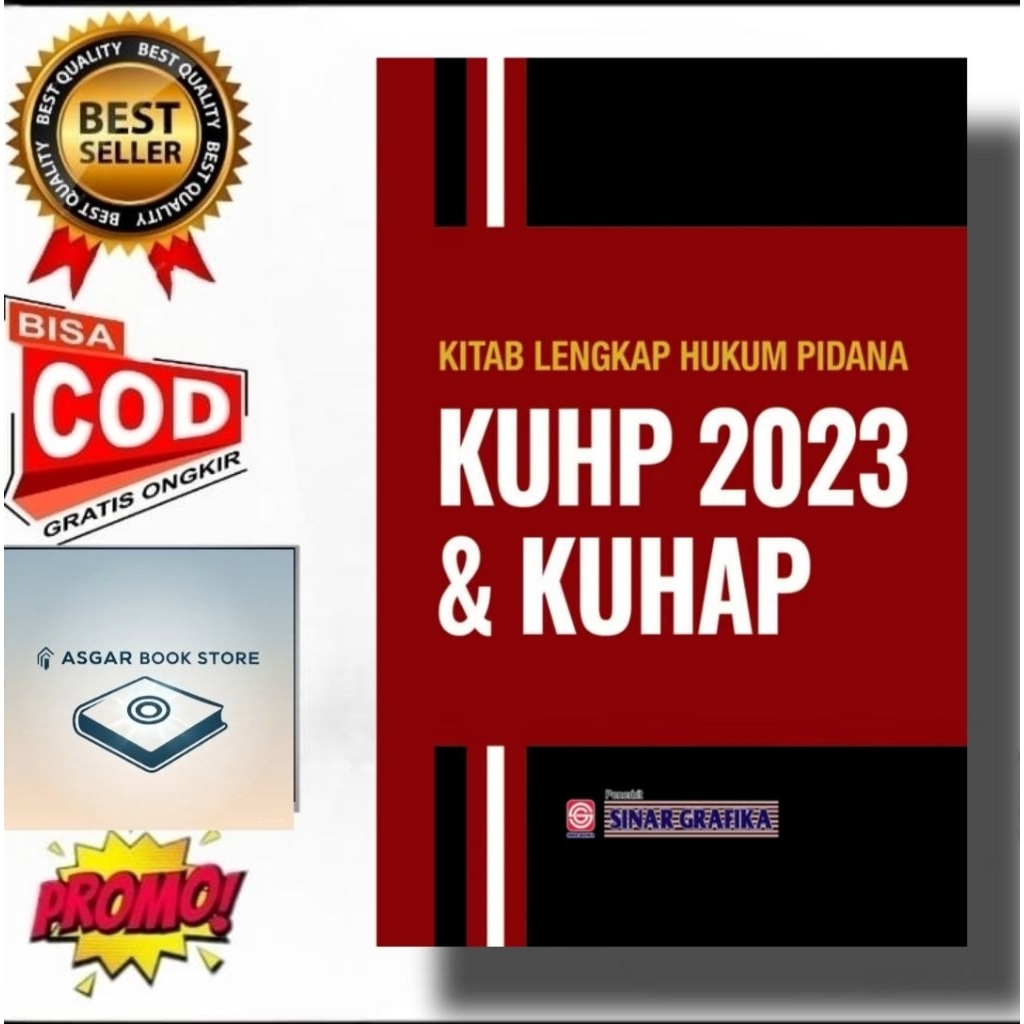 BUKU KITAB LENGKAP HUKUM PIDANA KUHP 2023 DAN KUHAP