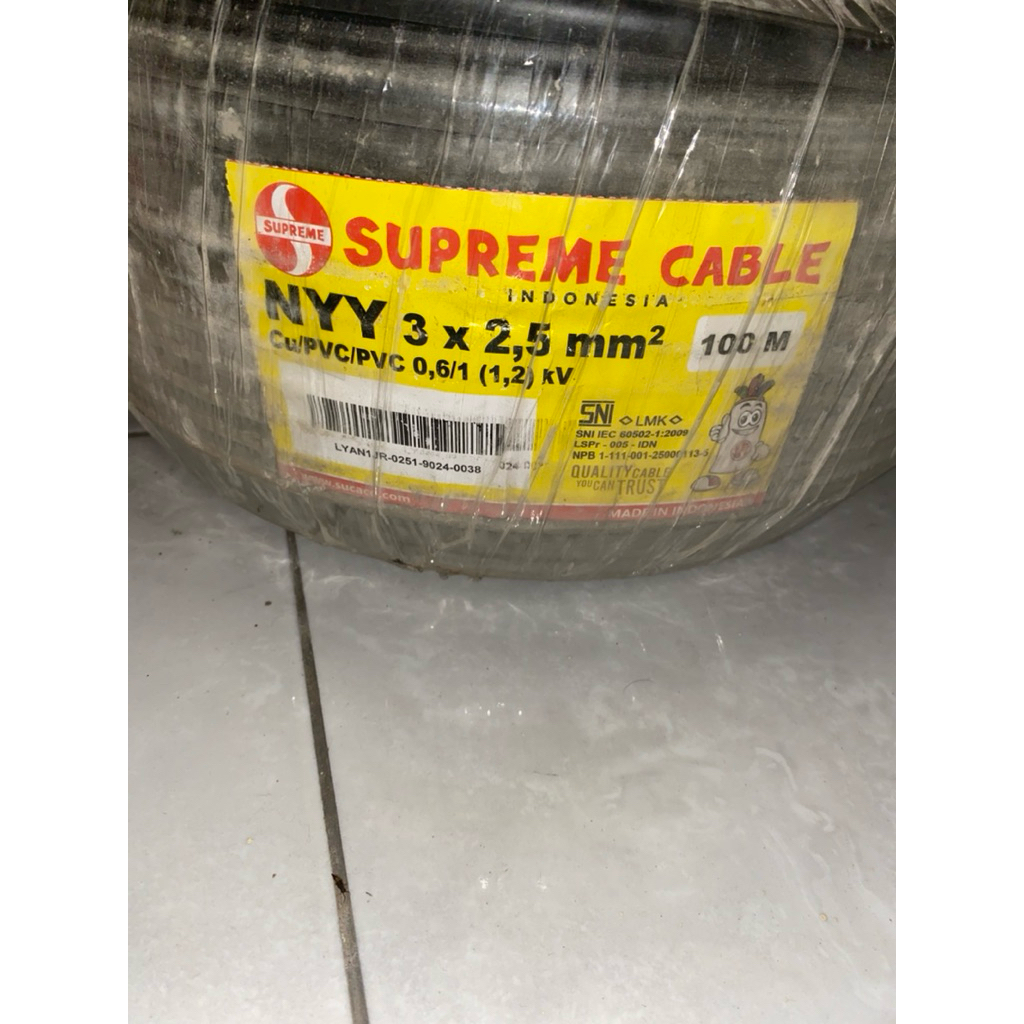 kabel supreme nyy 3x2,5 100meter