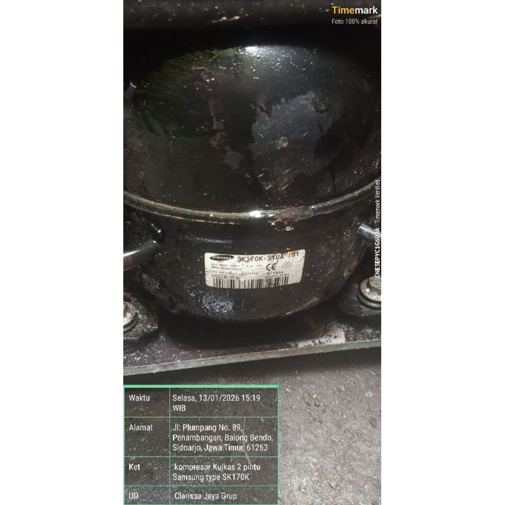 kompresor Samsung 2 pintu besar type sk170k