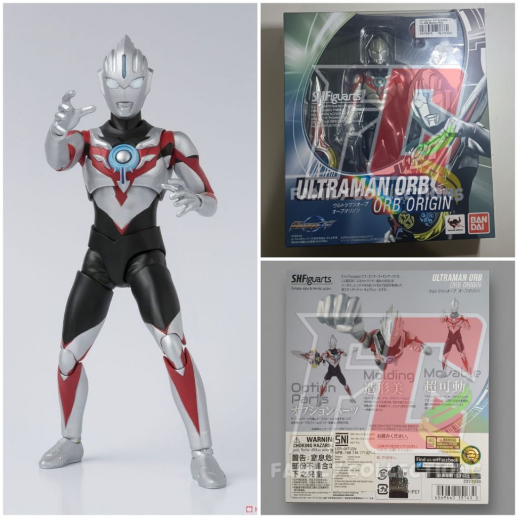 SHF Ultraman Orb Origin First Release Bandai S.H.Figure Art Mainan Action Figure not Blokees Champio