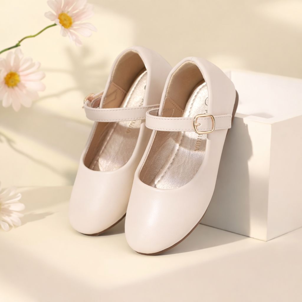 Sepatu Sandal Anak Perempuan Model Mary Jane Elegan | Sepatu Pesta & Sekolah Anak