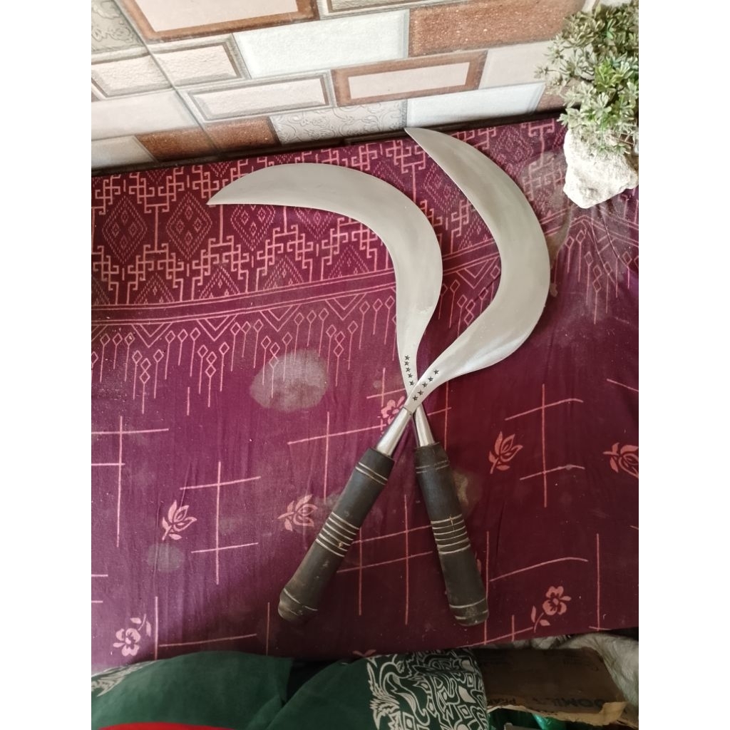 peralatan berkebun, arit rumput alat tradisional asli bintang lima