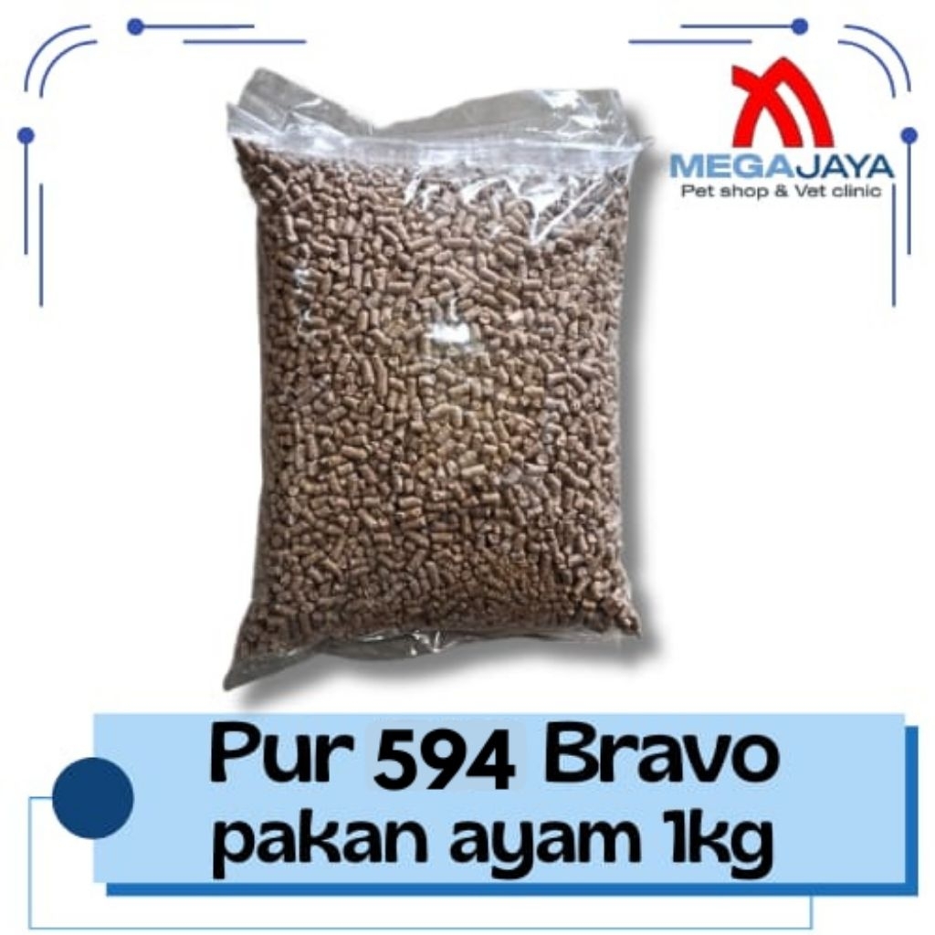 Pur 594 Bravo pakan Ayam 1 kg
