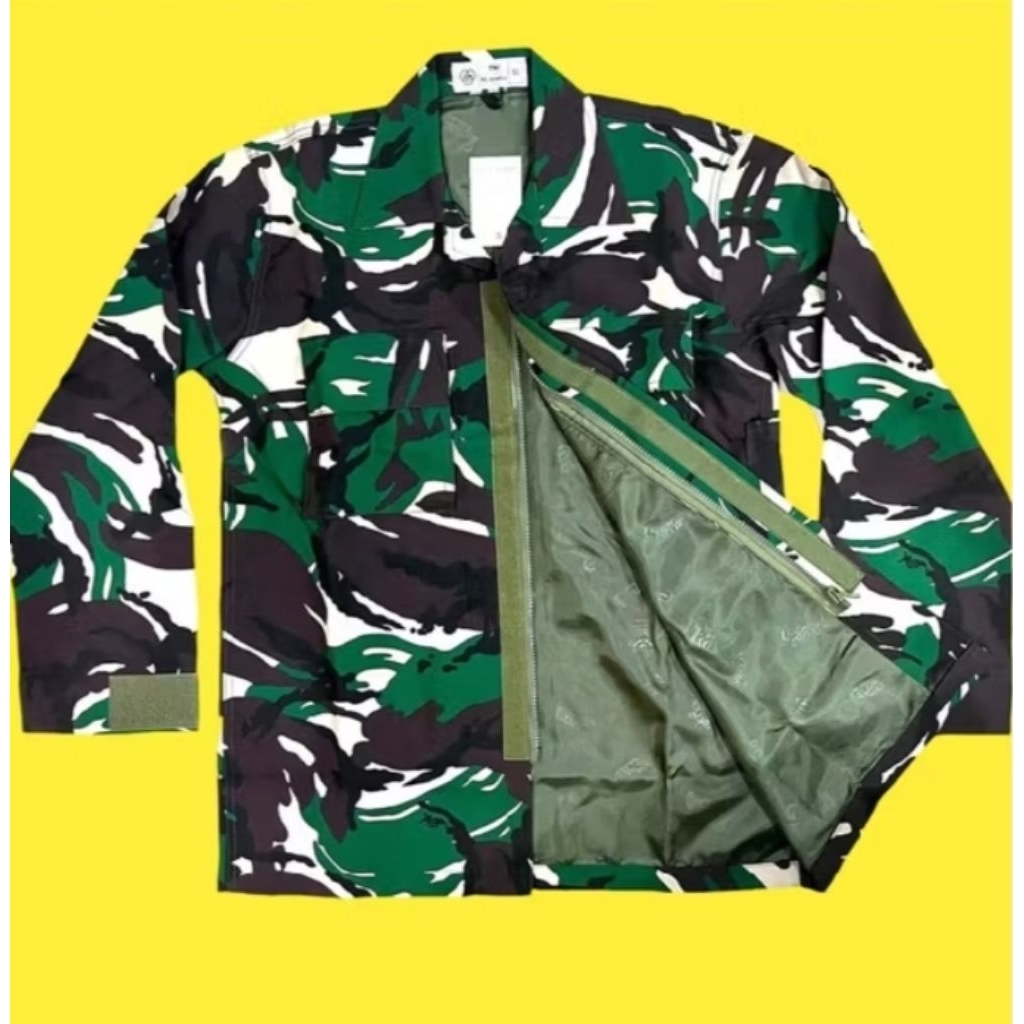 baju pdl tni velbed wool Original anti luntur