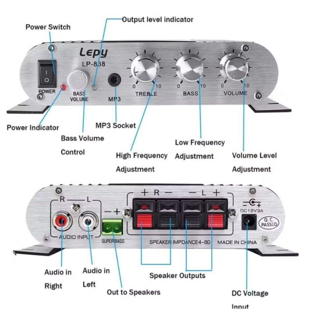 Amplifier Lepy Lp 838