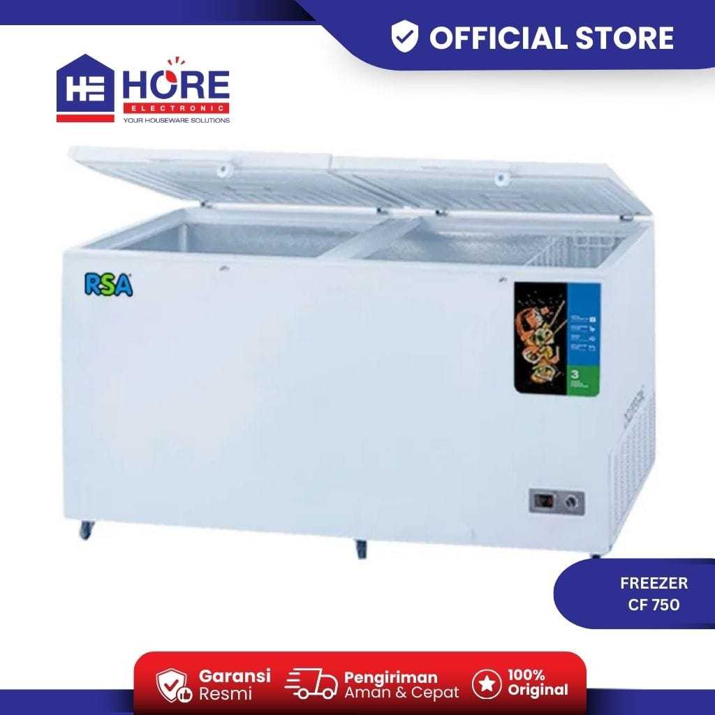 Chest Freezer Box RSA CF750 Kapasitas 715 Liter - Chest Freezer CF-750