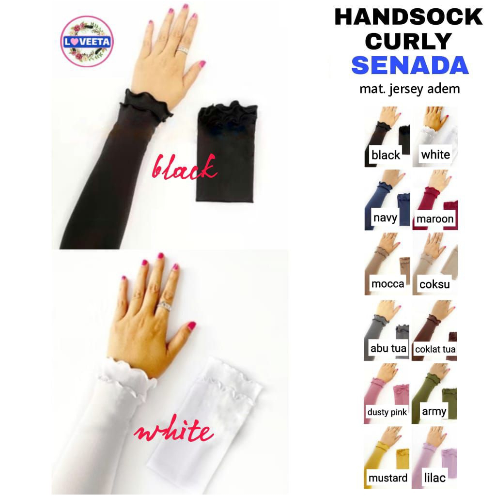 Handsock curly senada