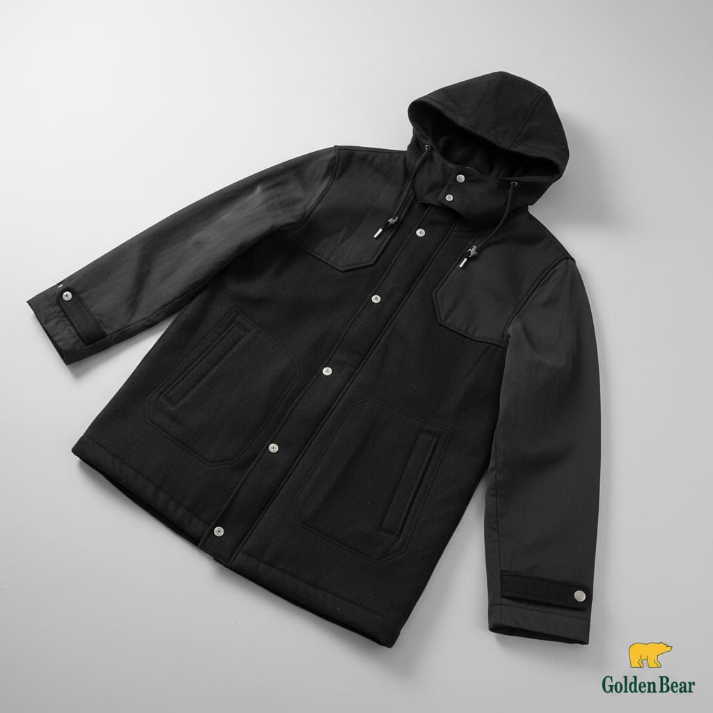 Golden Bear Jacket Tebal 3 Bahan Langka