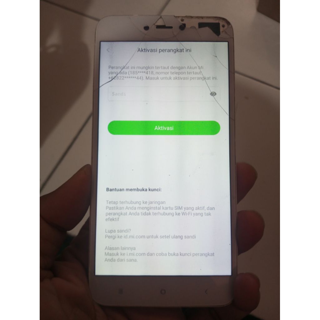 LCD Touchscreen Frame Xiaomi redmi note 5a minus