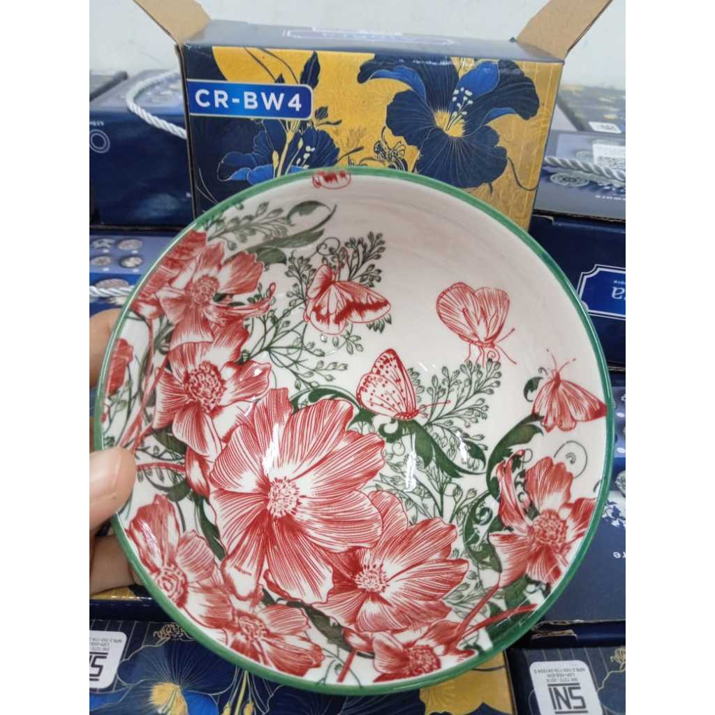 Sakura Mangkok souvenir plus Box / Souvenir Mangkok Jepang