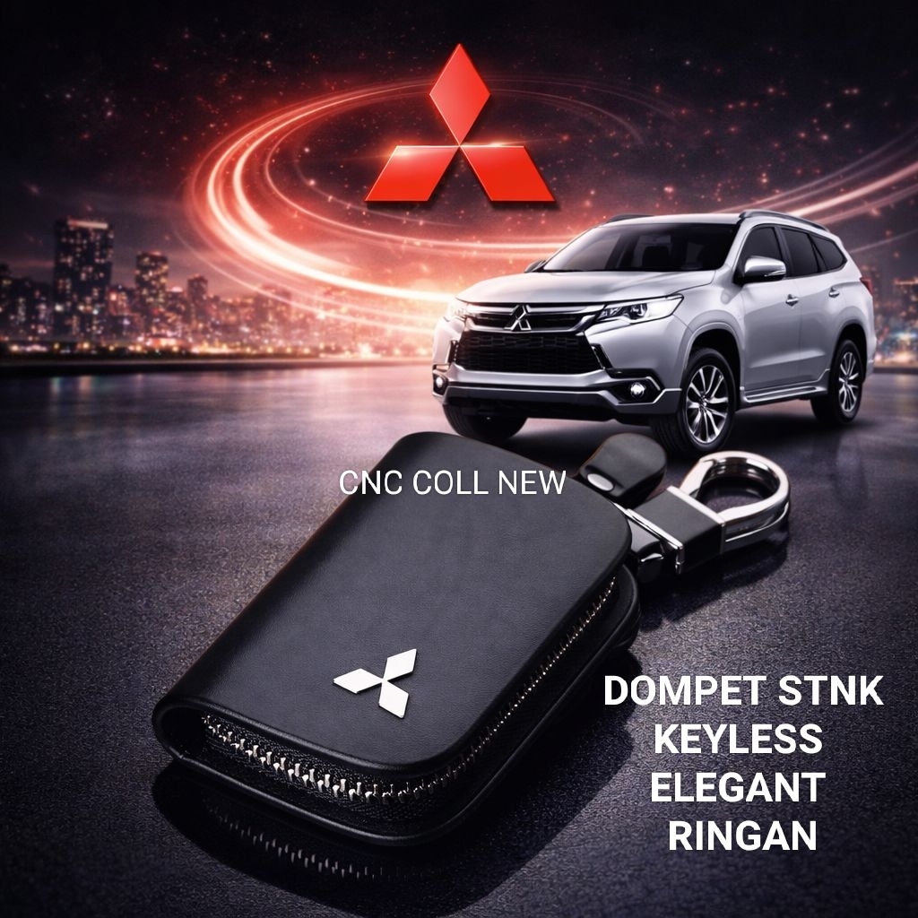 Dompet Kunci Mobil Gantungan kunci mobil MITSUBISHI keyless