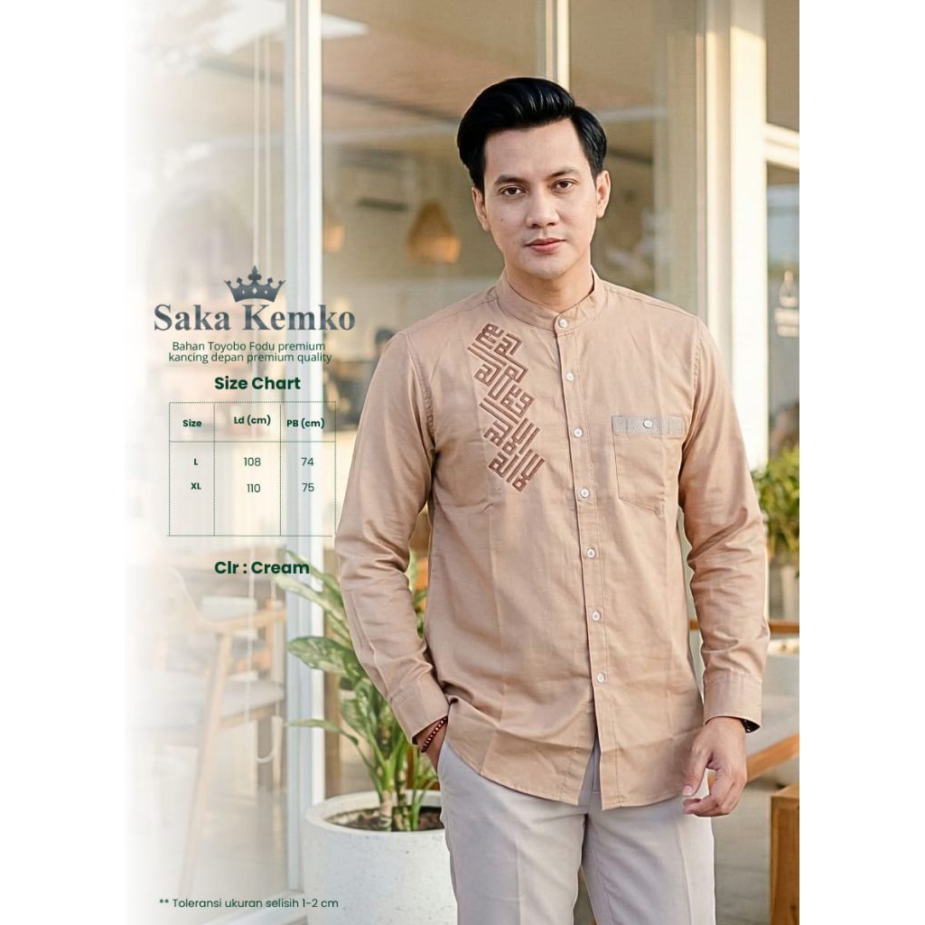 SAKA KEMEJA KOKO KEMKO BY RDK