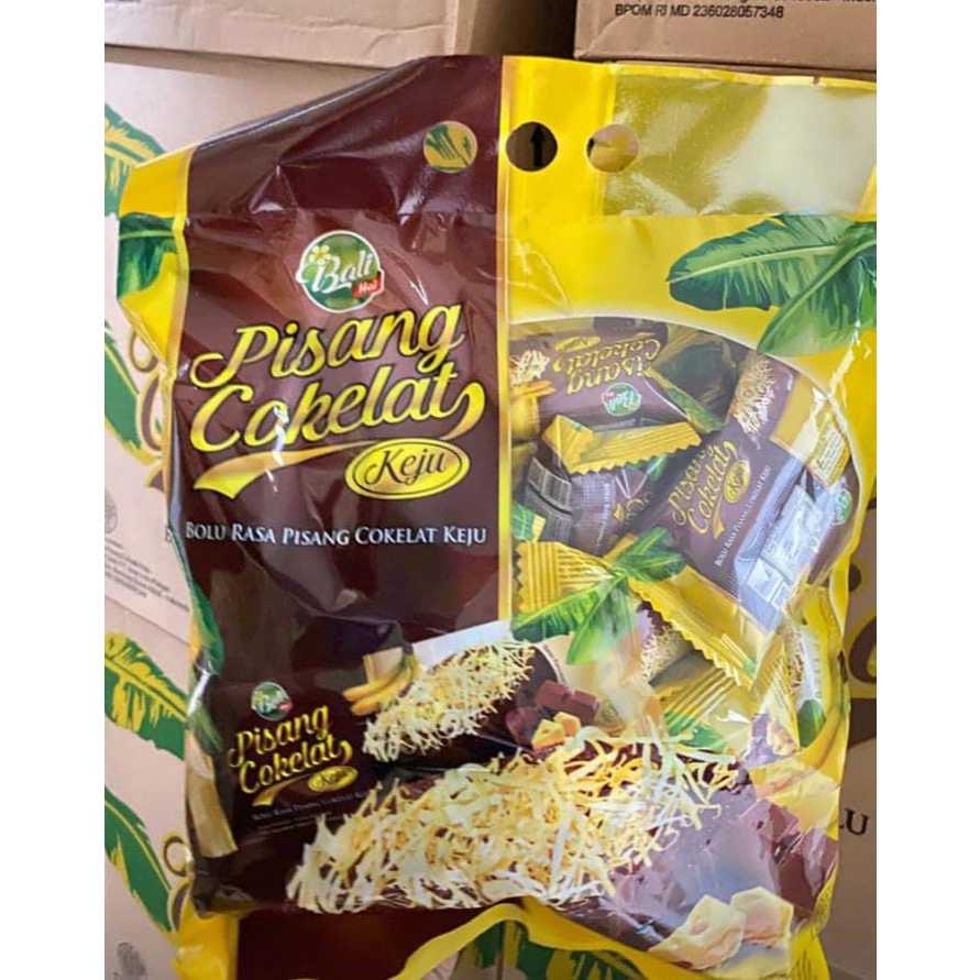 (Promo 1 dus isi 6) Bolu Pisang Coklat Keju  Cemilan Lezat Nikmat Rasa Cokelat Keju