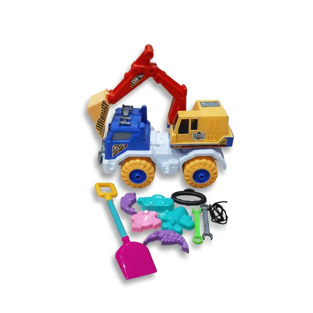 Dtoyz- Mainan Anak Truck Beko Pantai Jumbo