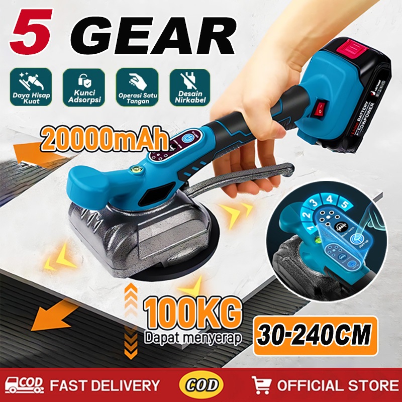 Alat Pasang Keramik Lantai Upgraded Frekuensi 3000-13500R/Min Alat Perata Keramik Lantai Mesin Ubin