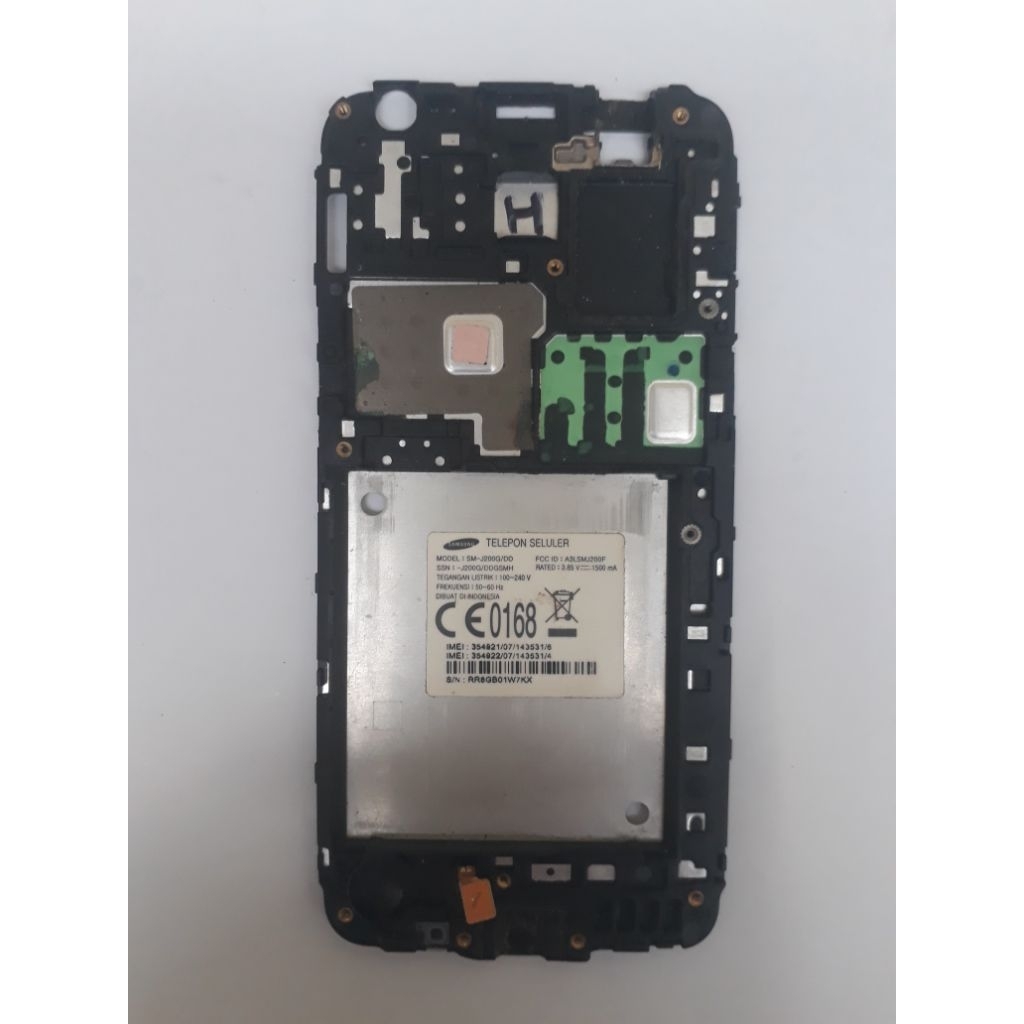 FRAME TATAKAN LCD SAMSUNG J200 J2 2015 BEKAS ORI COPOTAN